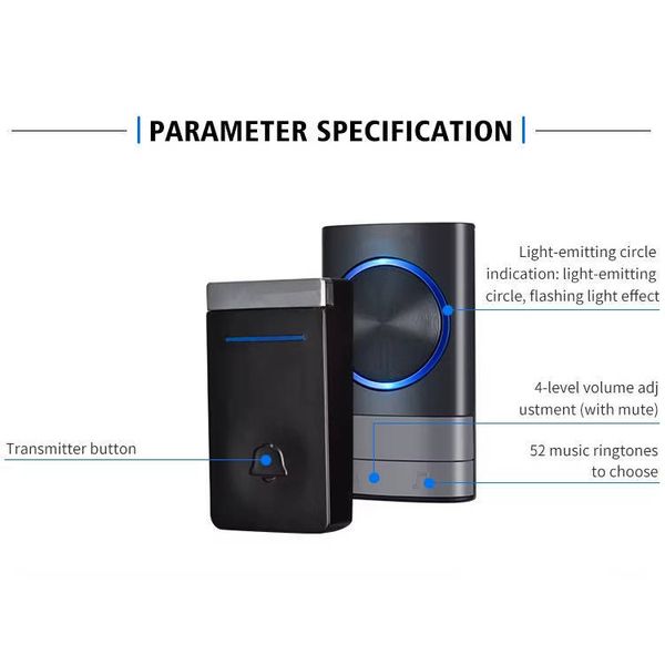 زنگ بی سیم مدل N189-BB