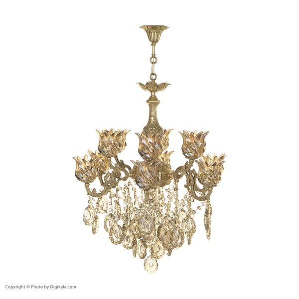 لوستر 12 شعله شاهان تک کد BPOL.8021