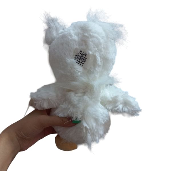 عروسک مدل جغد برفی ارتفاع 25 سانتی متر