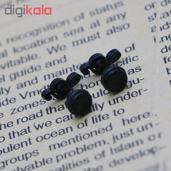 پیرسینگ گوش طرح نت موسیقی کد Ps05 بسته 2 عددی