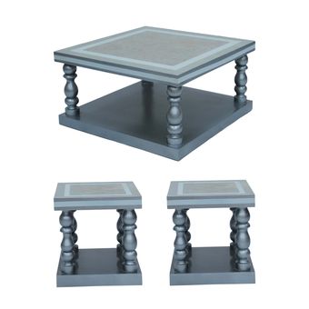 میز پذیرایی مدل کاوالی بسته سه عددی*0