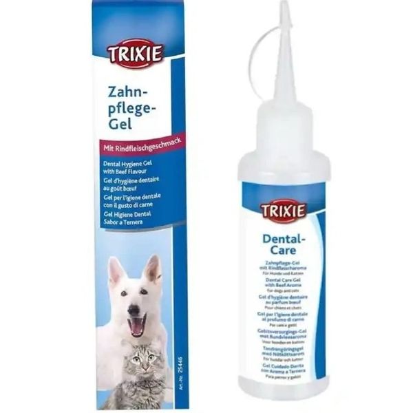 ژل دندان سگ و گربه تریکسی مدل dental care 100 گرم