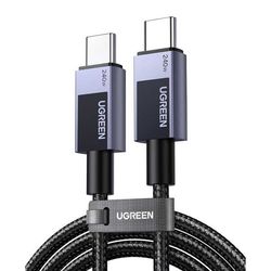 کابل شارژ و دیتا 240 وات USB-C یوگرین مدل L513 45068 طول 2 متر