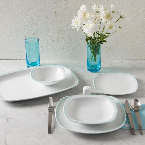 سرویس غذاخوری 27 پارچه 6 نفره چینی زرین ایران مدل Mon Belan