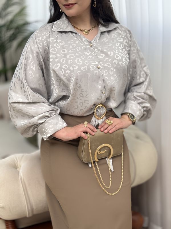 شومیز ساتن شفق 2947