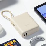 پاوربانک 33 وات شیائومی مدل PB1033MI ظرفیت 10000 میلیآمپرساعت به همراه کابل USB-C
