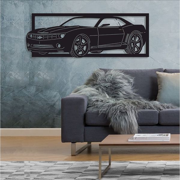 استیکر مدل چوبی طرح ماشین