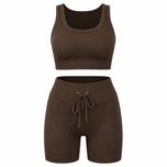 ست نیم‌تنه و شلوارک ورزشی زنانه مدل GS-M-181402