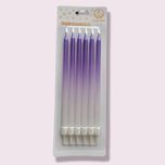 شمع تولد مدل تاپ  بسته 6 عددی