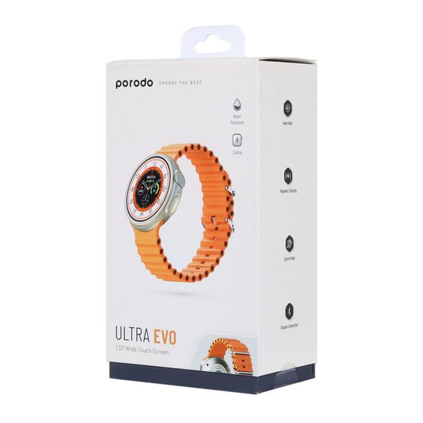 ساعت هوشمند پرودو مدل SR ULTRA COMPACT EVO صفحه نمایش رنگی , صفحه نمایش لمسی , کنترل موسیقی (Music Player) , کنترل سطح اکسیژن خو