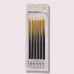 شمع تولد مدل تاپ  بسته 6 عددی