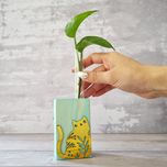 گلدان دکوری طرح گربه