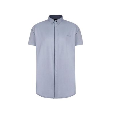 پیراهن آستین کوتاه یقه برگردان با تنخور معمولی (regular fit) مردانه مدل MDSS-CG4117