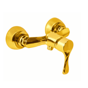 ست 6 تکه مدل پروانه طلایی + دوش دوکاره رسوبگیر (5 سال گارانتی شیرآلات + ارسال رایگان)