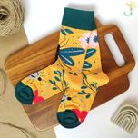 جوراب ساقدار زنانه طرح سنجاقک برند ترک SOCK STREET