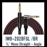 KIRLIN CABLE IWB-202 BFGL/6M (1/4 MONO STRAGHT-ANGLE)