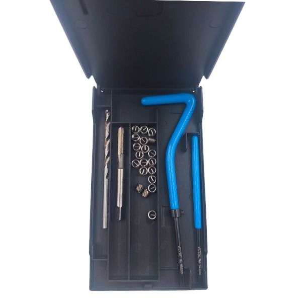 کیت تعمیر رزوه ، قلاویز هلی کوئل ولکل سایز M12x1.0 مدل 04024