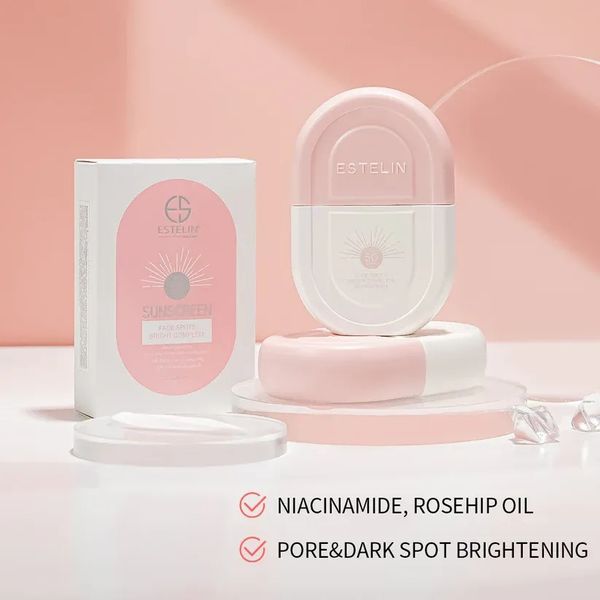 کرم ضد آفتاب استلین صورتی ضد لک و روشن کننده با SPF 50