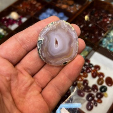 اسلایس عقیق ژئود دار کد 22