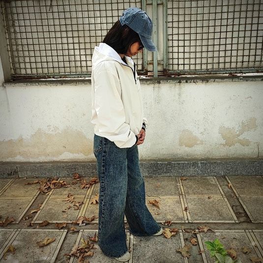 بادگیر زنانه طرح کلاه دار کد 111