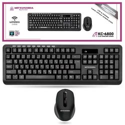 صفحه کلید و ماوس بی سیم میتسوشیدا Mitsushida KC-6800