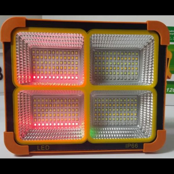 پروژکتور شارژی خورشیدی 1200 وات پاوربانک‌دار