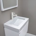 ست کابینت روشویی نسکو مدل تیوولی 60 سفید