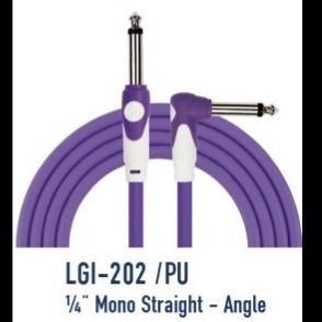 KIRLIN CABLE LGI-202/10M (1/4 MONO STRAGHT-ANGLE)