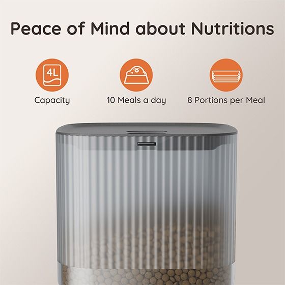 غذا دهنده سگ و گربه اتوماتیک وای فای دار هوشمند برند WOpet Cube Air WiFi Pet