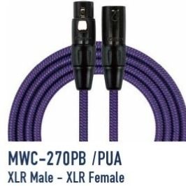 KIRLIN CABLE MWC-270PB/3M (XLR MALE - XLR FEMAIL)
