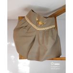 ست دو تیکه دخترانه هانی رنگ کرم قهوه ای