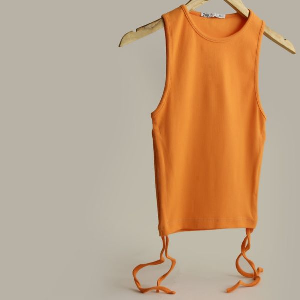 تاپ گت‌دار نارنجی