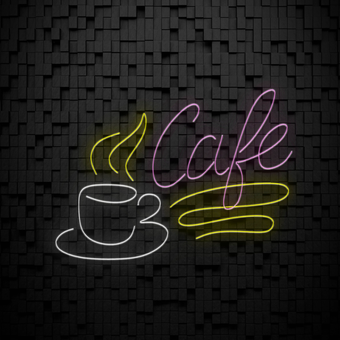 تابلو نئون کافی شاپ - کد 306