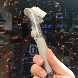 برس مخزن دار ظرفشویی دسته بلند