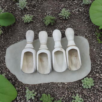 پیمانه چوبی 8 سانتی بسته 4 عددی (کد518)