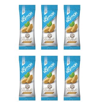 بادام زمینی نمکی نارمک 240 گرم بسته 6 عددی