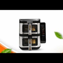 سرخ کن دو طبقه بدون روغن 16 لیتر GEEMAX جی مکس مدل GM-520