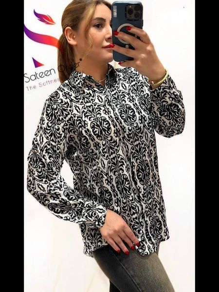 شومیز طرحدار کد 101