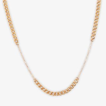 گردنبند طلا 18 عیار زنانه مدل کارتیر میا گالری