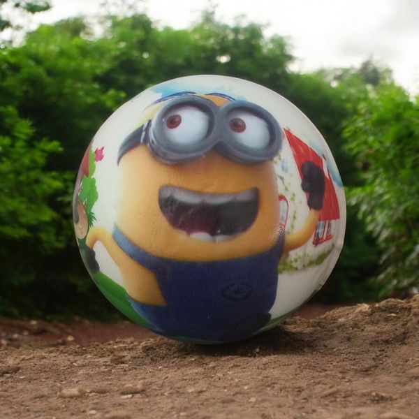 توپ بازی مدل اسفنجی طرح مینیون کد 01 مجموعه 2 عددی