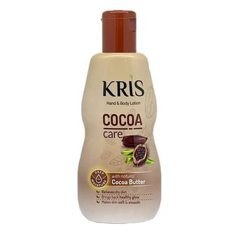 لوسیون بدن کریس مدل COCOA حاوی کره کاکائو، مرطوب‌کننده و ضدخشکی، مناسب انواع پوست، حجم 200 میلی‌لیتر