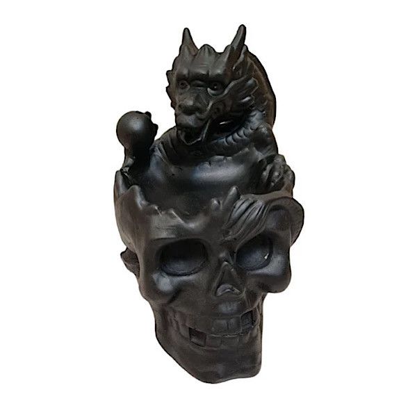 جای عود طرح جمجمه و اژدها مدل e1og