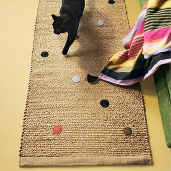 فرش دست باف ایکیا مدل MAVINN ابعاد 180×70 سانتیمتر