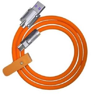 کابل سیلیکونی سرفلزی میکرو سوپر فست شارژ