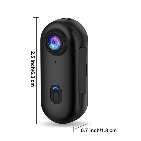دوربین کوچک ورزشی وینر 4k مدل action cam | گیره ای ، ضد آب و قابل آویز از گردن