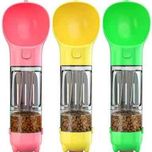 قمقمه آب و غذا حرفه ای 4 کاره سگ و گربه دارای جای آب ،غذا،بیلچه و کیسه مدفوع