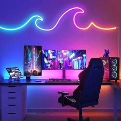 پک 5 متری ریسه نئون فلکسی RGB درجه یک – نورپردازی حرفهای با افکتهای پویا و هماهنگ با موسیقی