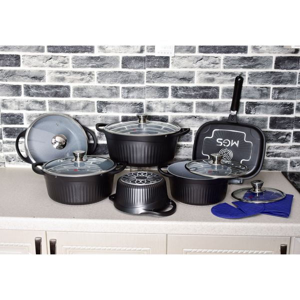 سرویس پخت و پز 15 پارچه ام جی اس مدل جرمنی D