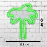 چراغ دیواری ماهوت طرح نئون نخل کد 06