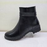 نیم بوت کلاسیک زیپی بند دار